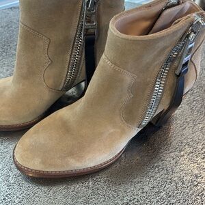 NEW Zadig & Voltaire Suede Ankle Boots